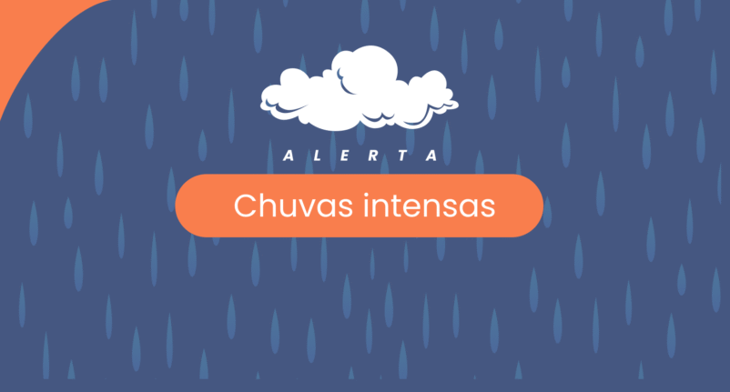 alerta laranja: chuvas intensas