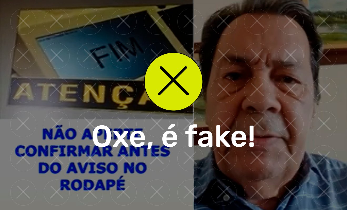 E fake voto - É falso que eleitor perderá voto se apertar “confirma” durante aviso na urna