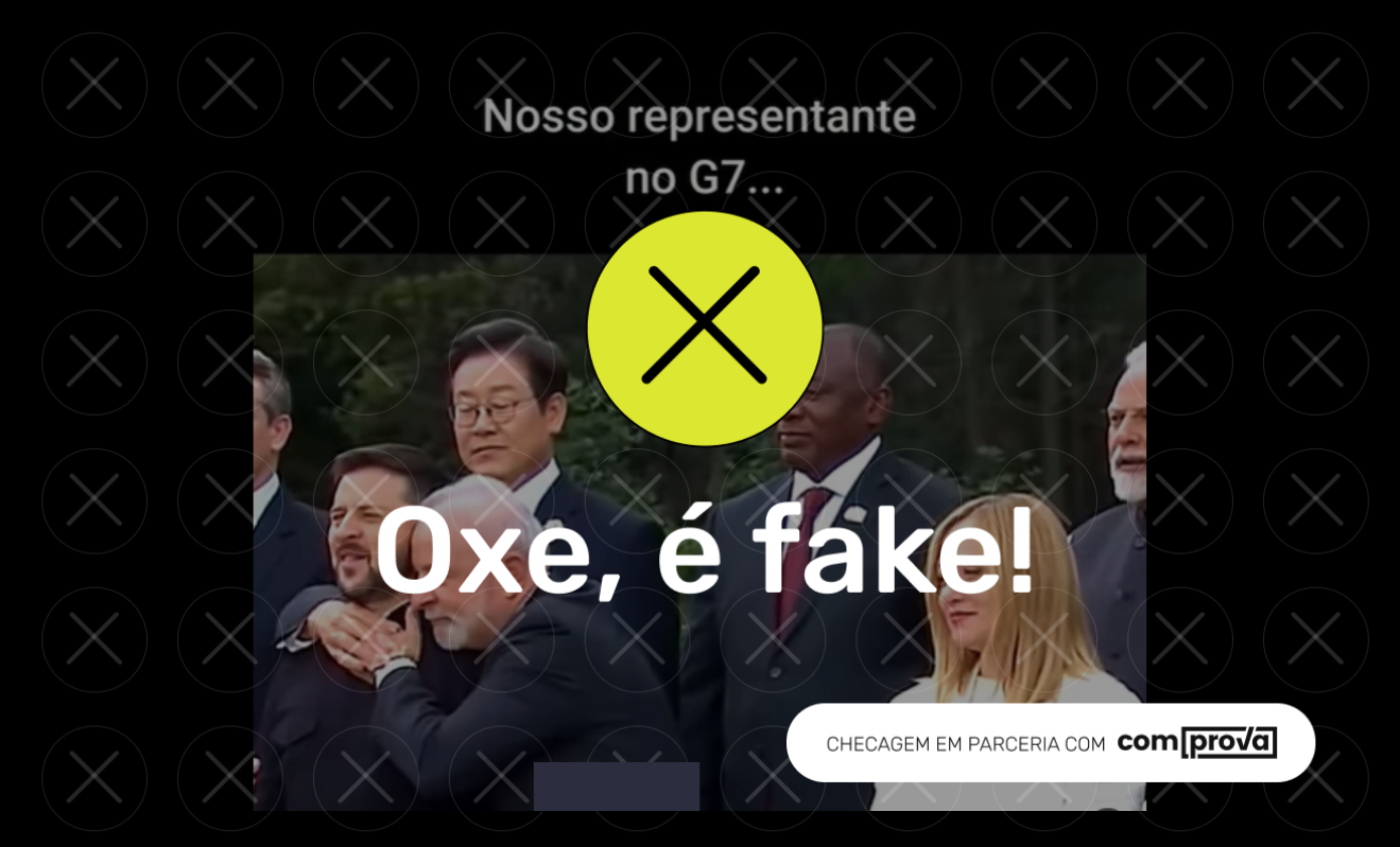 Vídeo usa IA para manipular imagens de Lula no G7 e simular embriaguez 1 Lula