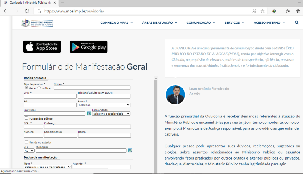 Confira como solicitar informações via LAI aos principais órgãos públicos de AL 8 MPE AL - Confira como solicitar informações via LAI aos principais órgãos públicos de AL