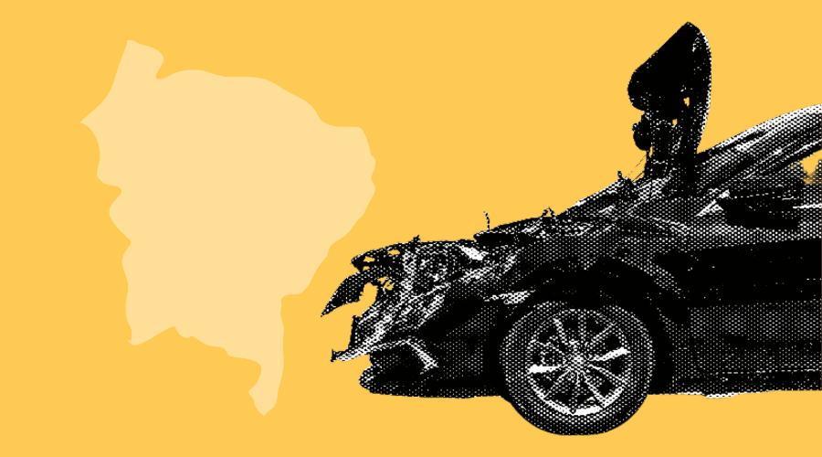 Mortes em rodovias do Nordeste