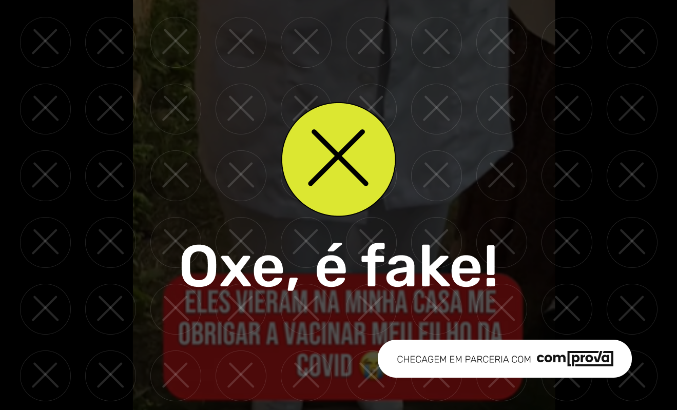 É uma encenação o vídeo em que agentes de saúde tentam obrigar mãe a vacinar filho contra covid 1 vacinar filho