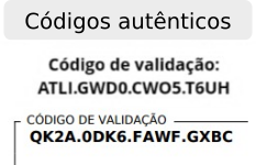codigos autenticos - Oxe, é fake! Código de validação do título eleitoral com nome de Lula é falso