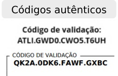 Oxe, é fake! Código de validação do título eleitoral com nome de Lula é falso 4 codigos autenticos - Oxe, é fake! Código de validação do título eleitoral com nome de Lula é falso