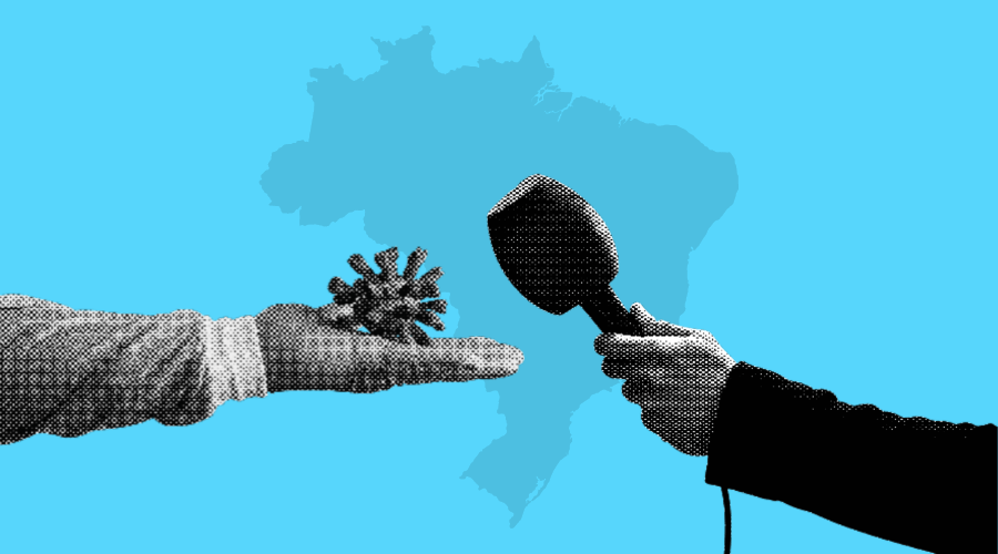 Capa da matéria sobre a preocupação de brasileiros com a covid na China