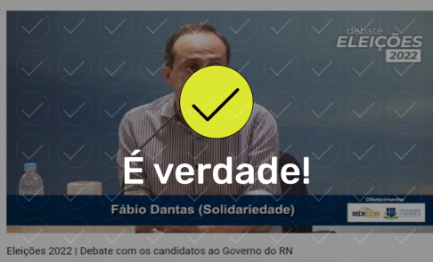 É verdade que ex-vice-governador do RN, Fábio Dantas, enviou projeto de lei que previa demissão de servidores sem estabilidade